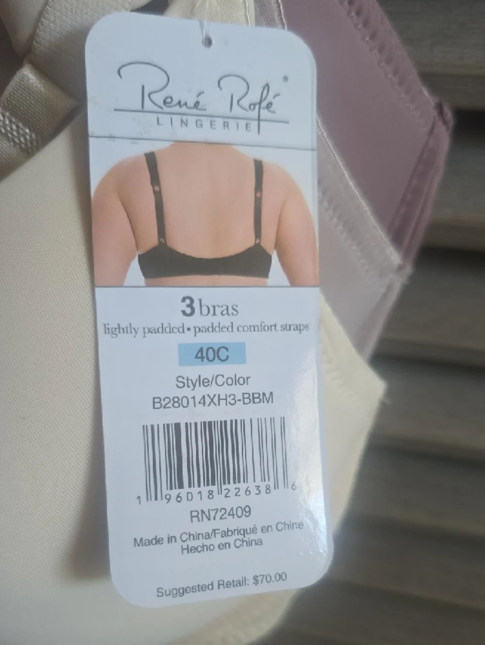 Rene Rofe Ligtly Padded With Comfort Strap. - Picture 11 of 12